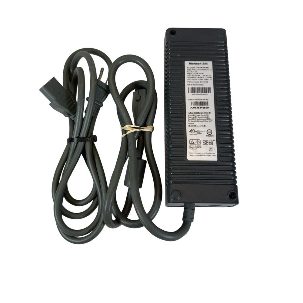 Microsoft Xbox 360 HP AW205EF3 A Power Supply Adapter Brick 203W